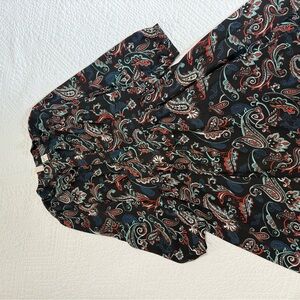 Paisley Print Blouse